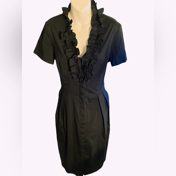 Lafayette 148 New York Dresses Lafayette 48 Ruffle Neck Dress